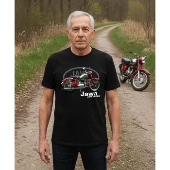 Pánské tričko Tričko STRIKER JAWA 250 PÉRÁK Barva: Černá, Velikost: XXXL