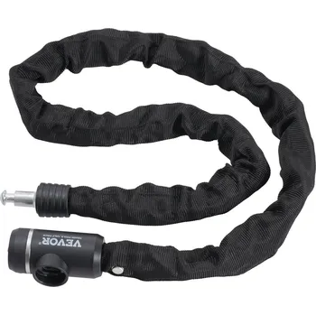 Zámek na kolo Vevor Zamek na řetěz kola 3.94 ft, kombinace a 3 klíče, průměr 10 mm