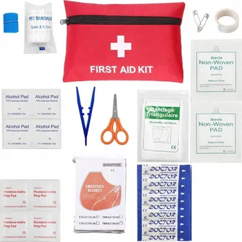 Lékárnička VYBAVENÁ LÉKÁRNIČKA TERMOFÓLIE OBVAZ ŠKRTIDLO APT-1