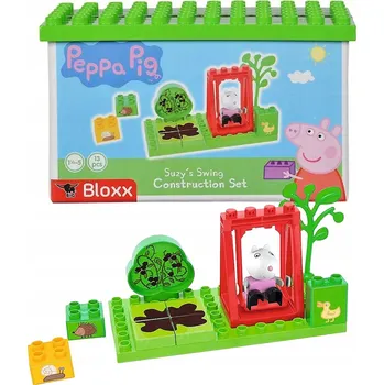 ostatní stavebnice Mega Stavebnice 800057102 Prasátko Pepa a houpačka Suzy 13 ks