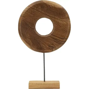 Dřevěná dekorace Dorat 58 cm hnědá