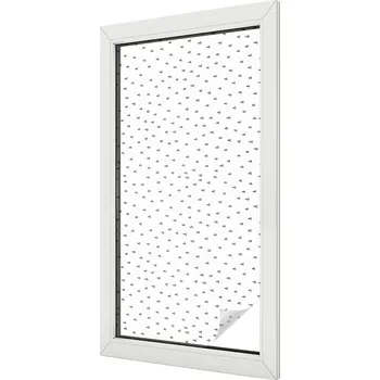 Okenní dekorace Hotová mléčná Fólie 100 x 50 cm