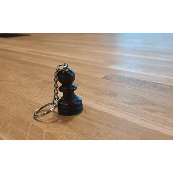 Přívěsek Na Klíče černá svislá - dřevěná