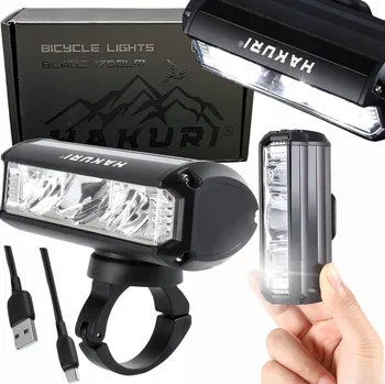 Cyklosvítilna LED Světlo na kolo 1700lm HAKURI 4 režimy silné přední světlo