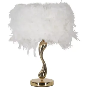 Lampička Stolní lampa Cart 47 cm bílo-zlatá