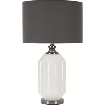 Lampička Stolní lampa Brighty 65 cm šedo-bílá