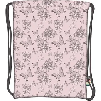 Městský batoh Vak Batoh se stahovacími šňůrkami BUTTERFLY VINTAGE MOTÝLI St. Majewski 45 x 38 cm