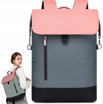 BATOH NA DÁMSKÝ NOTEBOOK MĚSTSKÝ 15,6 USB DO LETADLA, PROSTORNÝ, VODĚODOLNÝ