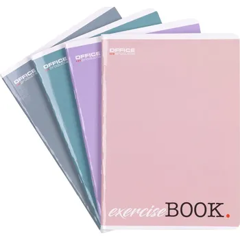 Sešit ŠKOLNÍ SEŠIT A5 80 LISTŮ LINKOVANÝ 4 KUSY MIX VZORŮ