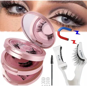 Péče o řasy a obočí Magnetické řasy 8 párů opakovaně použitelných s aplikátorem 3D