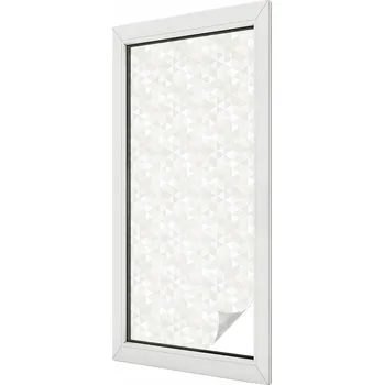 Okenní dekorace Fólie na okna mléčná, samolepicí, okenní fólie na balkon s květinovým vzorem 50x116 cm