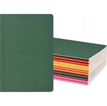 Sešit SEŠITY A5 LINKOVANÉ 12 KUSŮ 60 LISTŮ MĚKKÉ OBÁLKY