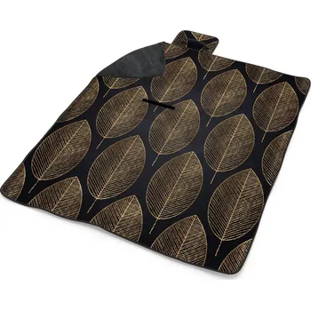 deka Sablio Plážová deka Zlaté listy: 200x140 cm