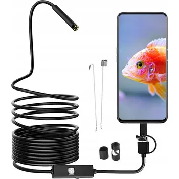 Bezpečnostní kamera INSPEKČNÍ KAMERA ENDOSKOP VODĚODOLNÁ S KABELEM