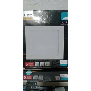 Stropní vestavné svítidlo Eglo 18,9 W integrovaný LED zdroj 22,5 cm bílé