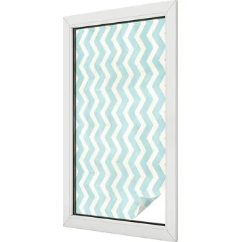 Okenní dekorace Fólie s s potiskem Blesk modrý 50 x 100 cm