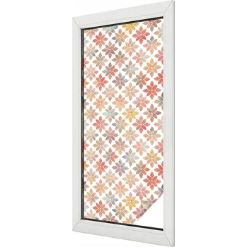 Okenní dekorace Fólie na sklo Okno Dýha Balkon Květinová krása 50x116