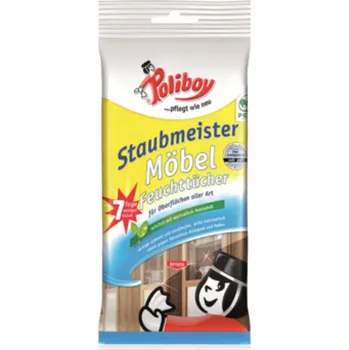 Poliboy vlhčené ubrousky pro čištění a péči o nábytek 1 l