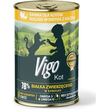 Krmivo pro kočku Vigo mokré krmivo krmivo krůta 0,415 kg