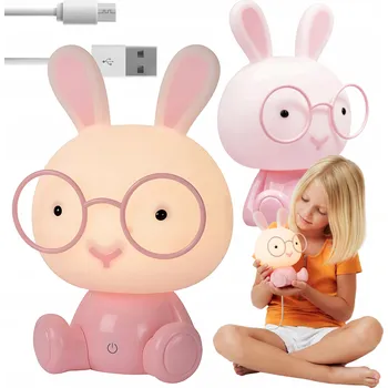 Lampička Noční lampa Lewer růžová