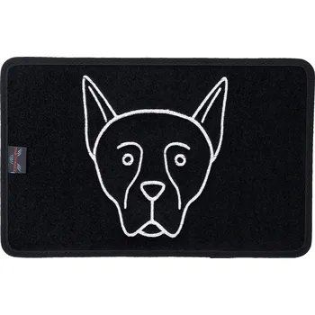 Miska pro psa Textilní podložka pod misku (cestovní) Max-Dywanik černá 1 l