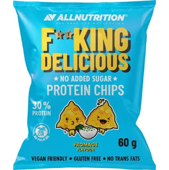 ALLNUTRITION Fitking Delicious Protein Chips 60 g Příchuť: Sýrová příchuť