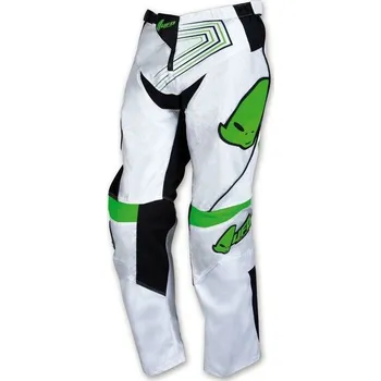 Moto kalhoty Kalhoty motokros dětské UFO ICONIC - bílo-zelené - velikost 38/56 (Velikost: 38) UF4380-08-38