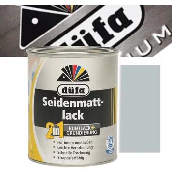 Lak na dřevo DUFA AKRYLÁTOVÝ LAK POLOMATNÝ 2V1 0,375 L RAL 7035
