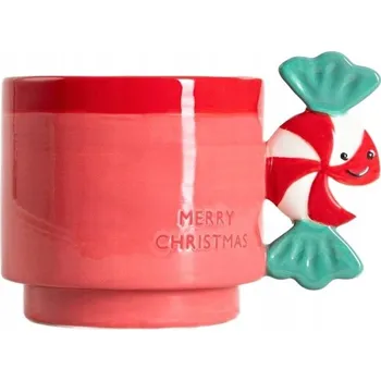 Hrnek JUNDI s uchem ve tvaru bonbónu 0,35 l HOMLA