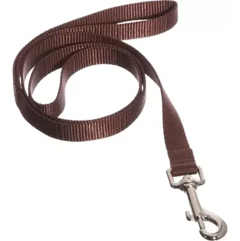 Vodítko pro psa Nobby CLASSIC nylonové vodítko 120cm / 15mm hnědá