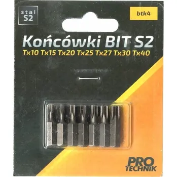 Bit Torx bity ProTechnik BTK4 7 ks 25 mm