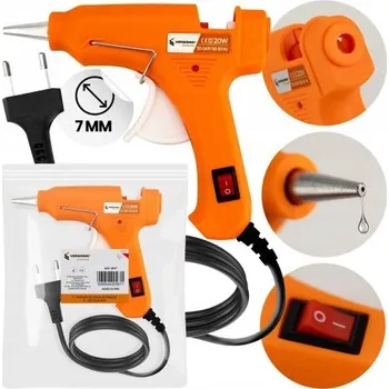 Průmyslové lepidlo Tavná pistole na horké lepidlo 110-220V LEPIDLO 7mm pro dekorace MALÁ TRYSKA