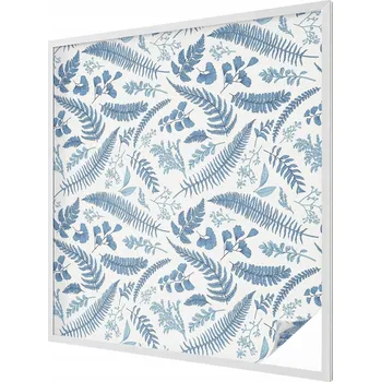 Okenní dekorace Samolepicí dýha na sklo Dekorativní vitráž Botanický vzor 100x100