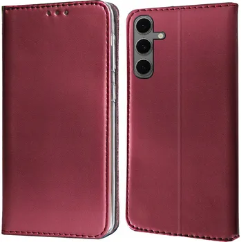 Pouzdro na mobilní telefon Flipové pouzdro pro Samsung Galaxy S24 FE - magnetické zavírání + Sklo