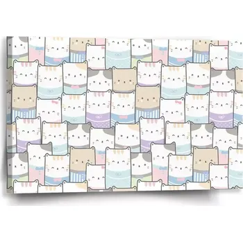 Obraz Sablio Obraz Kreslená koťátka - 60x40 cm