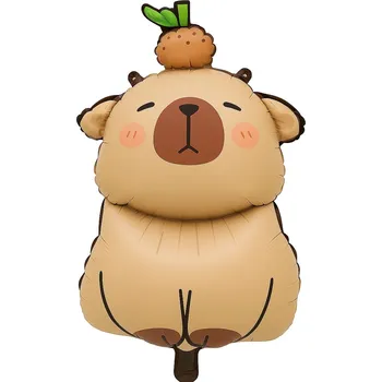 Balónek Fóliový balónek kapybara – roztomilá dekorace pro každou příležitost, 78 × 42 cm.