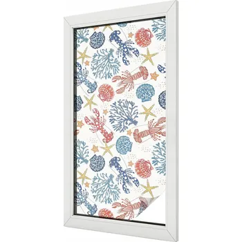 Okenní dekorace Hotová mléčná Fólie 100 x 50 cm