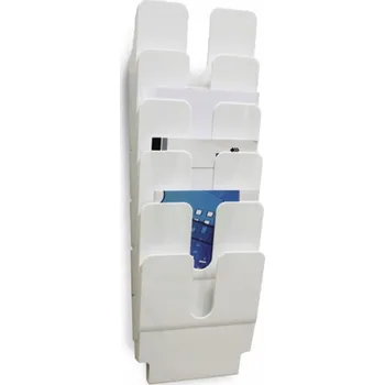 Bílé svislé kapsy na letáky Durable Flexiplus A4