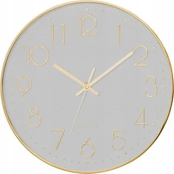 Hodiny Nástěnné hodiny do ložnice červené Ø 30 cm závěsné