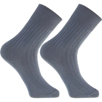 Pánské ponožky Pánské ponožky Moraj SMCL240-002 Medical Barva: Šedá, Velikost: 45-47