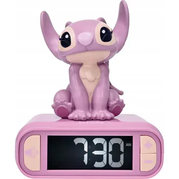 Budík Lexibook Disney Stitch RL800D1 Angel fialový