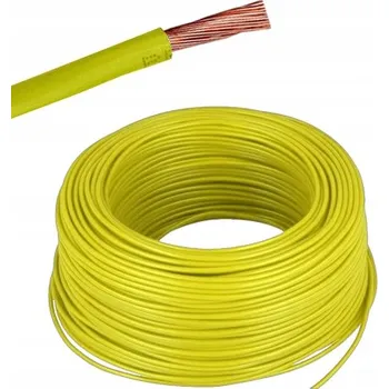 elektrický kabel Kabel LgY 1 x 1,0 ŽLUTÝ 1m