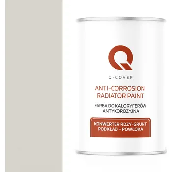 barva na kov Barva pro radiátory Antikorozní Odolná 1L Mat Bílo-šedá RAL9002 3v1