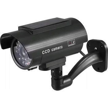 Bezpečnostní kamera FALEŠNÁ KAMERA SOLÁRNÍ VENKOVNÍ LED 360° ODOLNÁ POVĚTRNOSTNÍM VLIVŮM