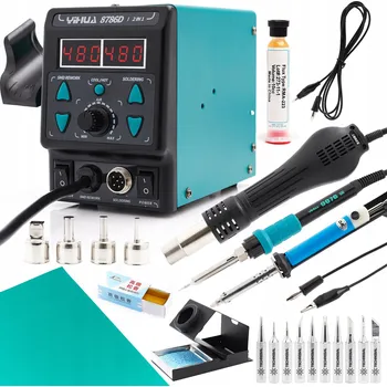 Páječka 2v1 páječka (horkovzdušná a hrotová) Yihua 740 W