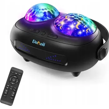 Lampička PROJEKTOR NOČNÍ OBLOHY STAR GALAXY LED lampička NOČNÍ BLUETOOTH koule BÍLÝ ŠUM