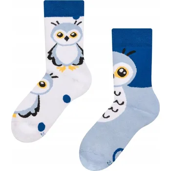 Dámské oblečení Sovice Sněžní - Zimní tlusté Ponožky 27-30 1 pár vícebarevná 30