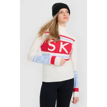 Dámský svetr 4F dámský svetr vícebarevný oversize do pasu velikost XS