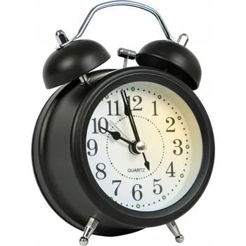 Budík RETRO BUDÍK KLASICKÉ HODINY HLASNÝ STOJÍCÍ VINTAGE LED PODSVÍCENÍ ALARM