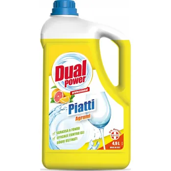 Náhradní náplň na mytí nádobí Dual Power citrusová 5 l